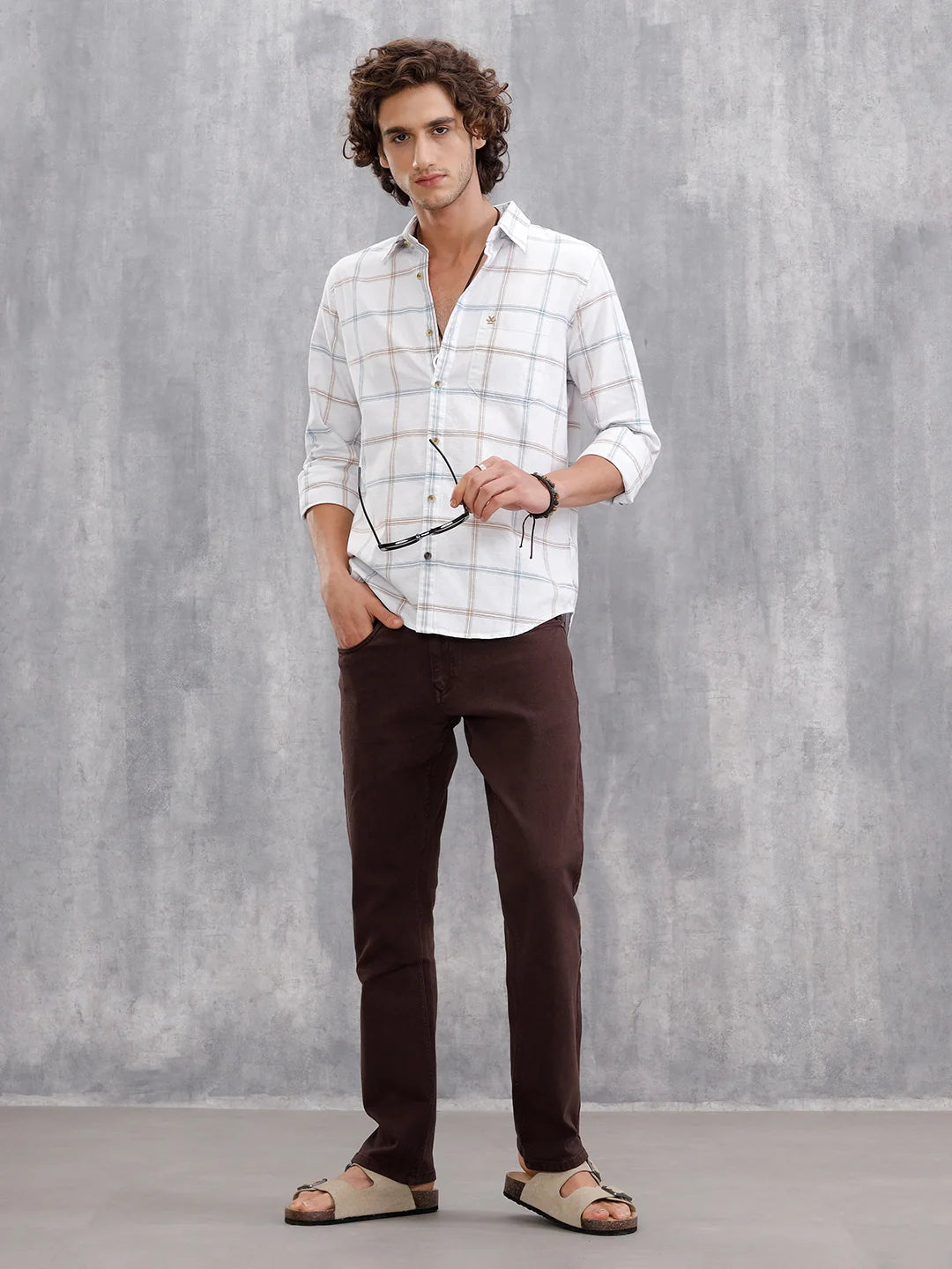 Overdyed 5 Pocket Jeans I Brown| Wvjn2052S