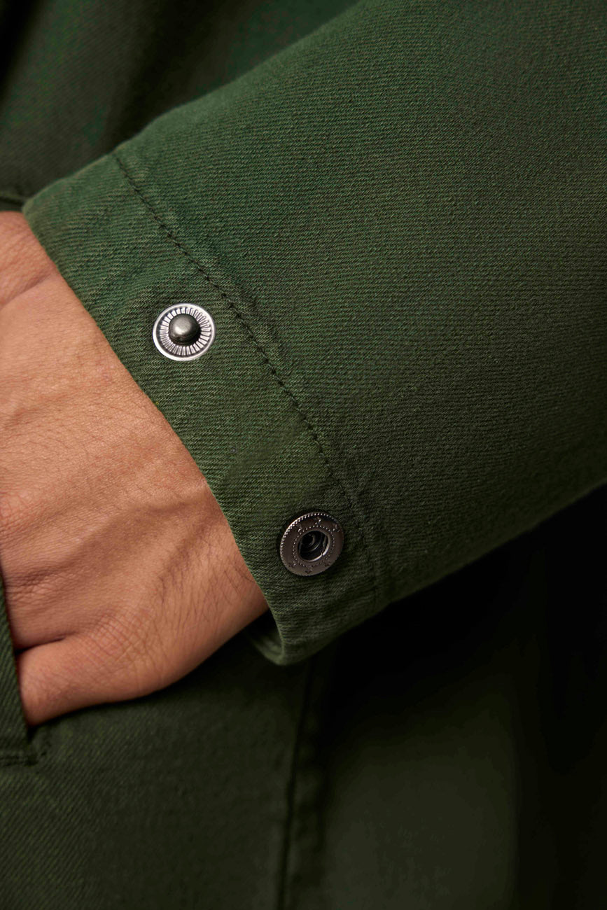 Hobo Shacket // Hunter Green