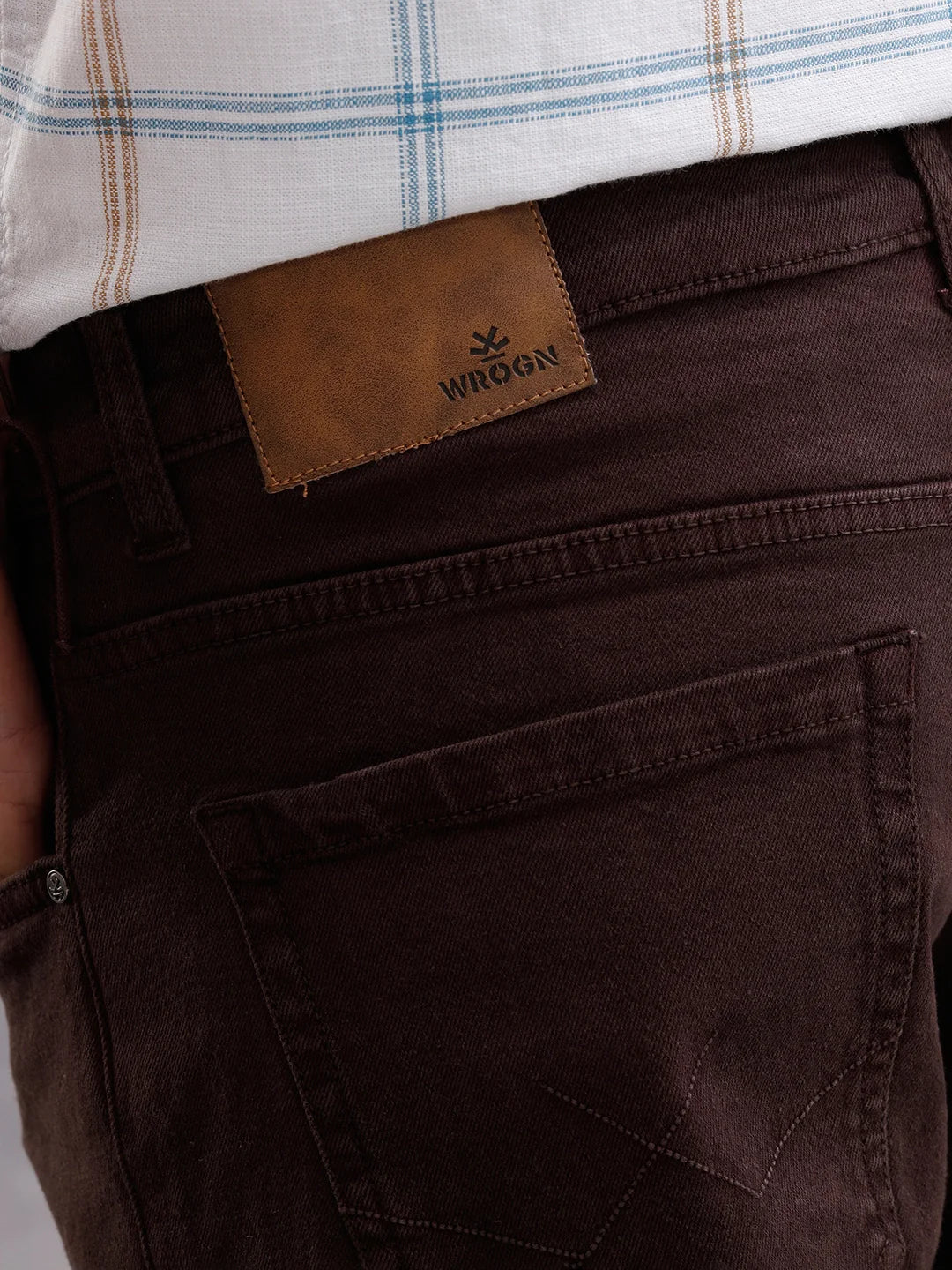 Overdyed 5 Pocket Jeans I Brown| Wvjn2052S