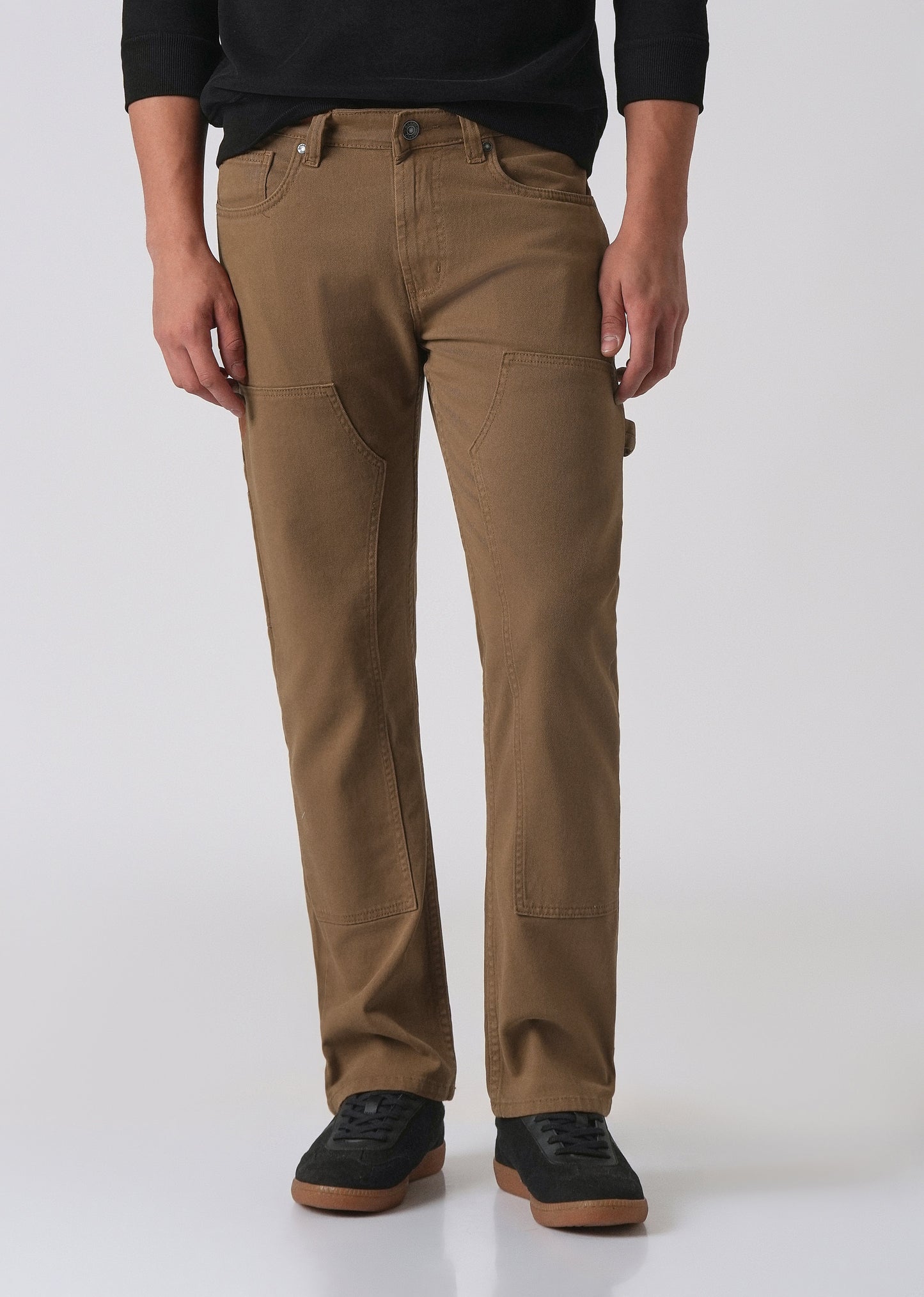 Brown cargo denim