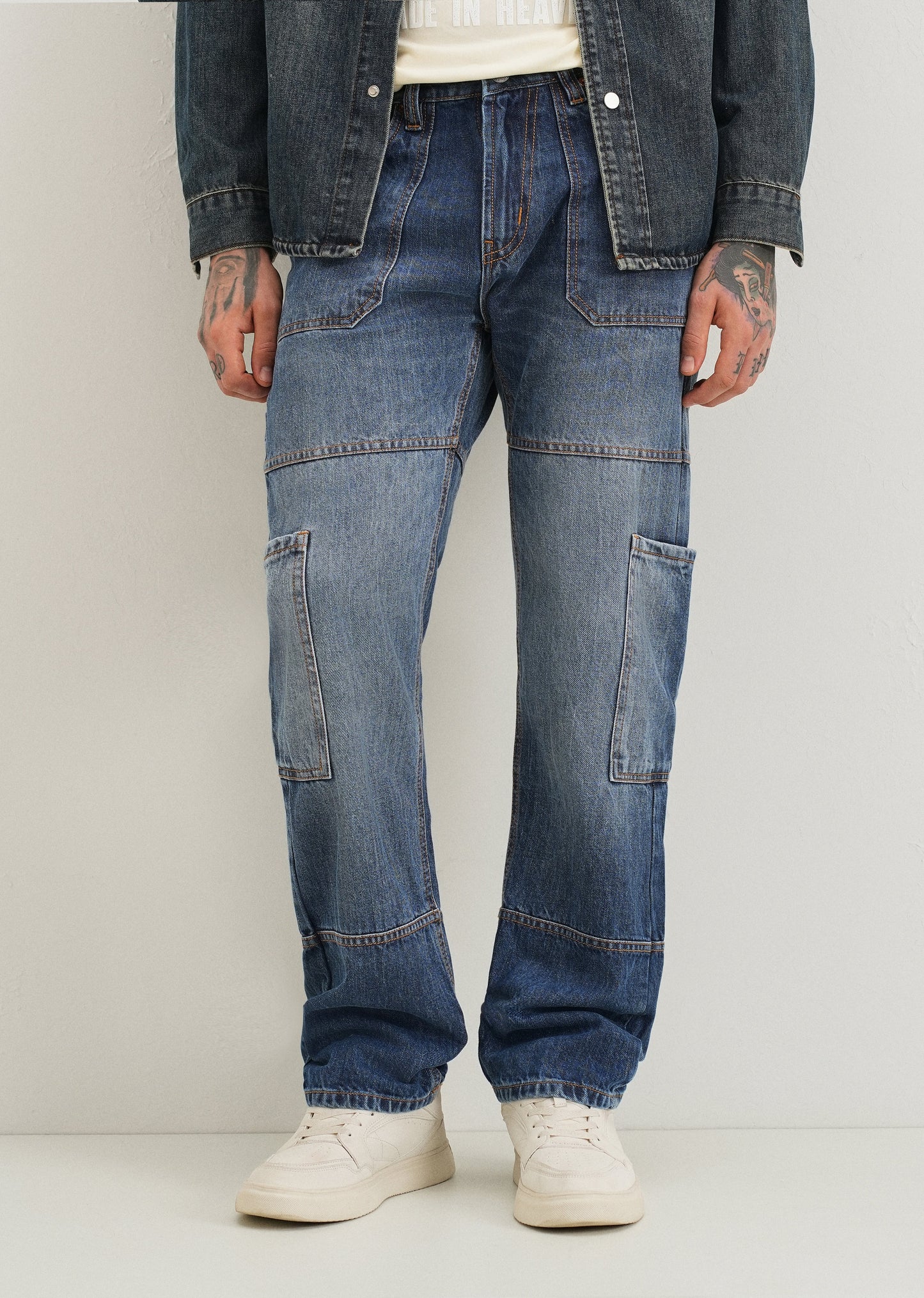 Aero Blue Baggy fit Jeans