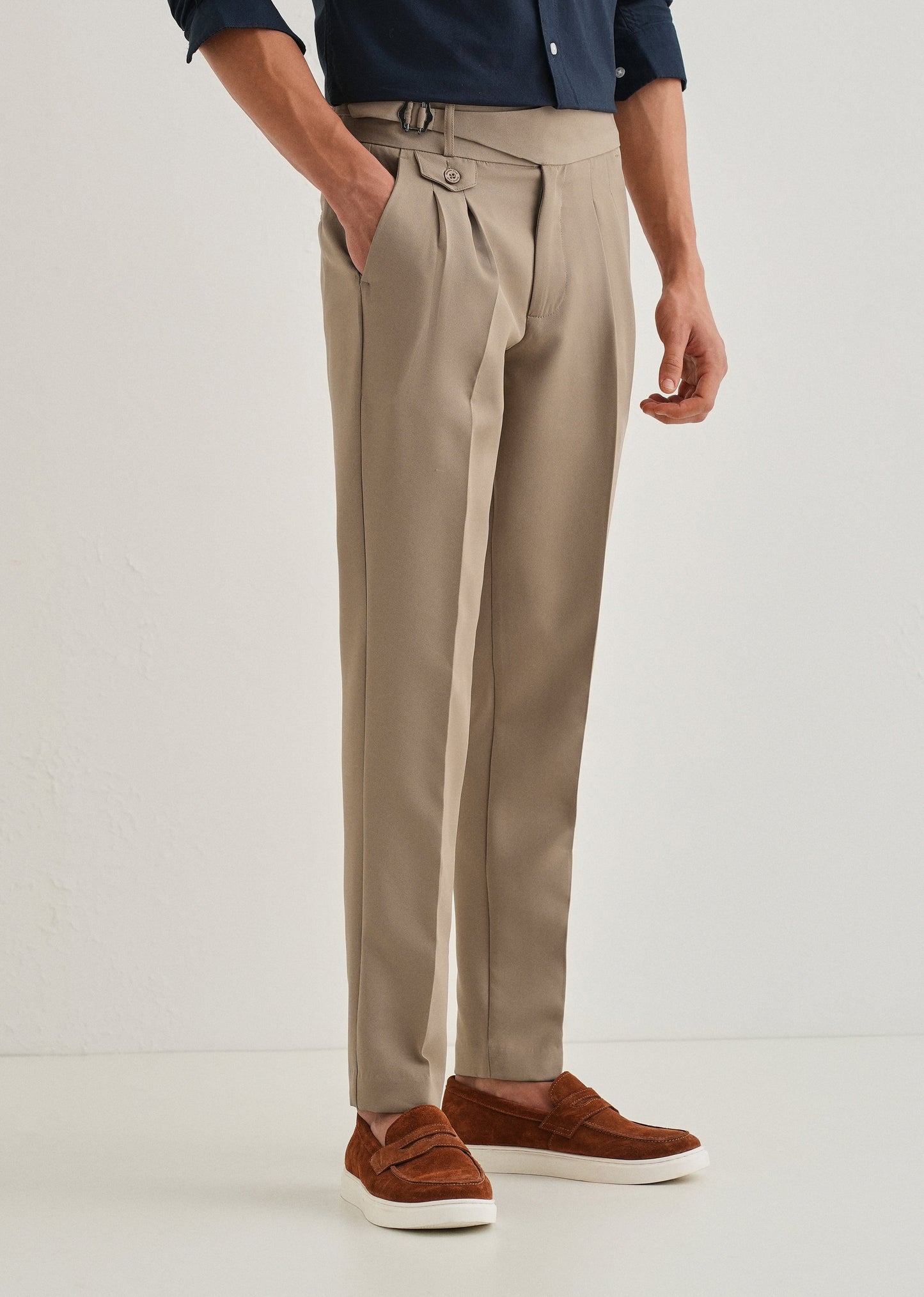 Beige Gurkha Pant