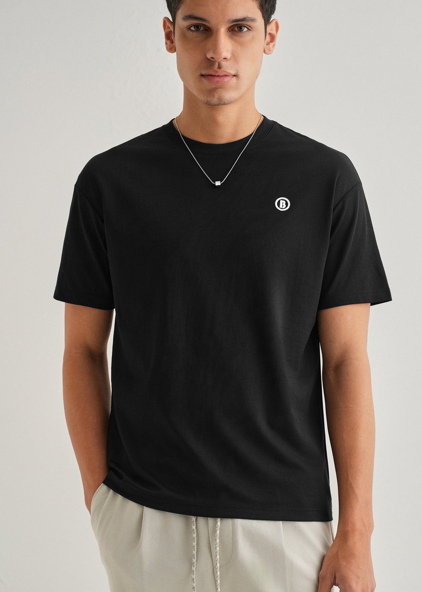Black Crew Neck T-shirt