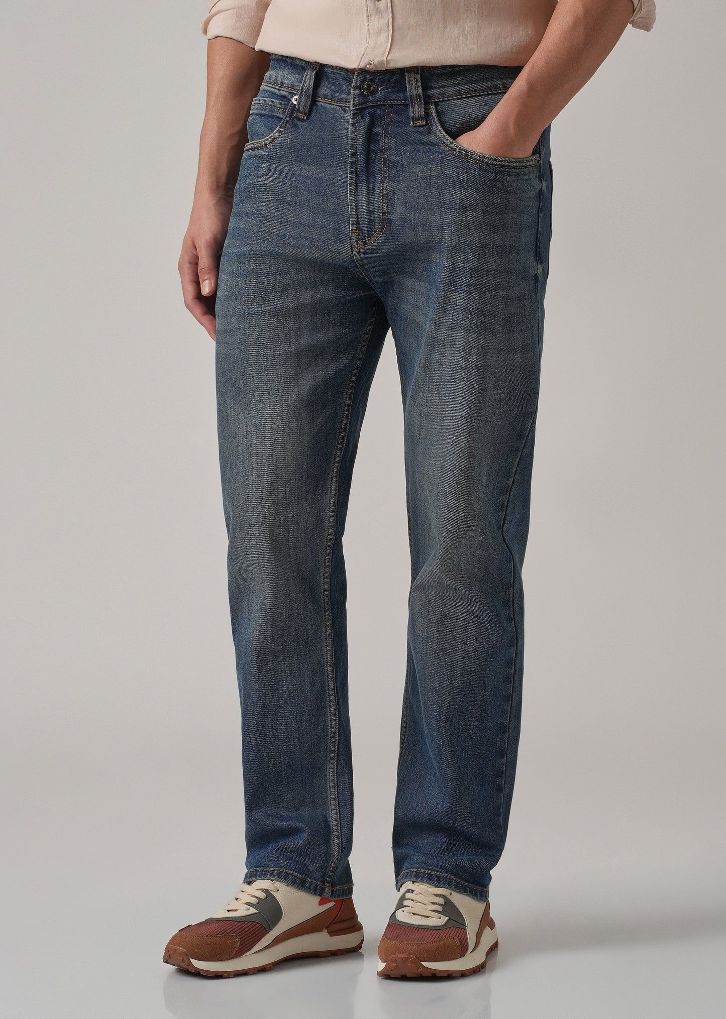 Dark Wash Relaxed Fit Jeans