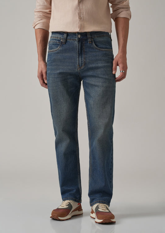 Dark Wash Relaxed Fit Jeans