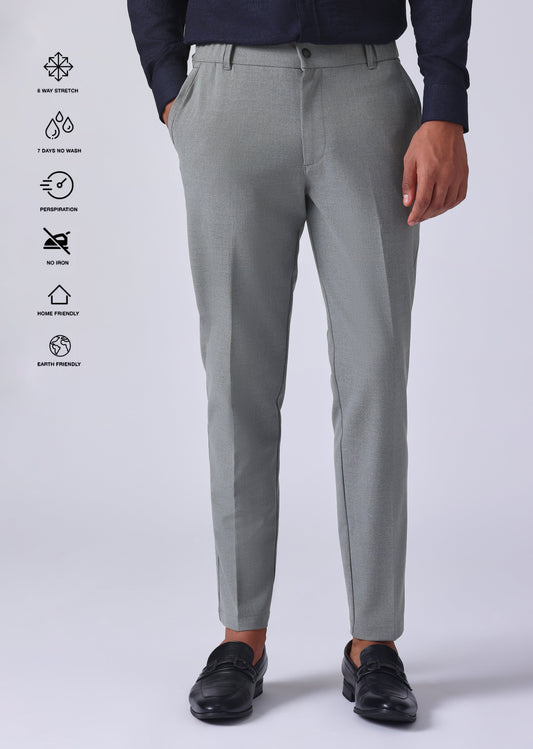 Dark Grey 8 Way Stretch Trousers