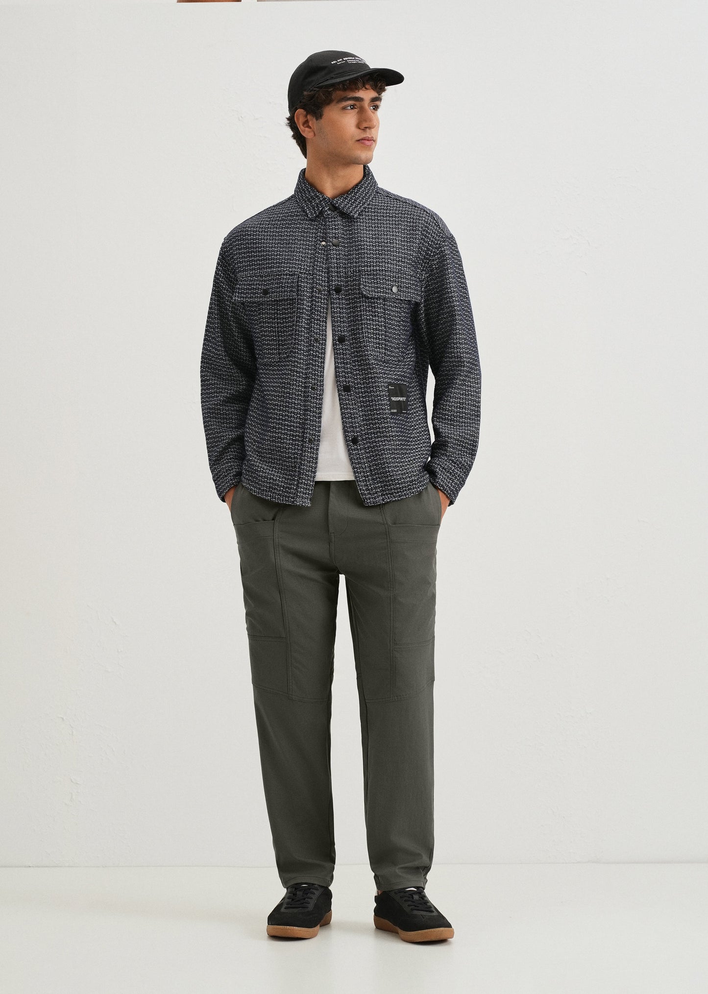 Fern Green Drawstring Panel Cargo