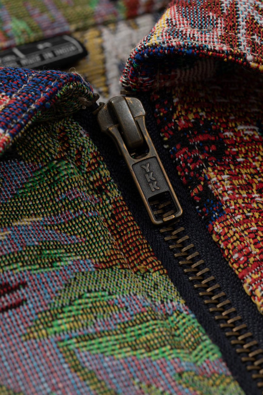 Flowers are dope // Jacquard Bomber Jacket