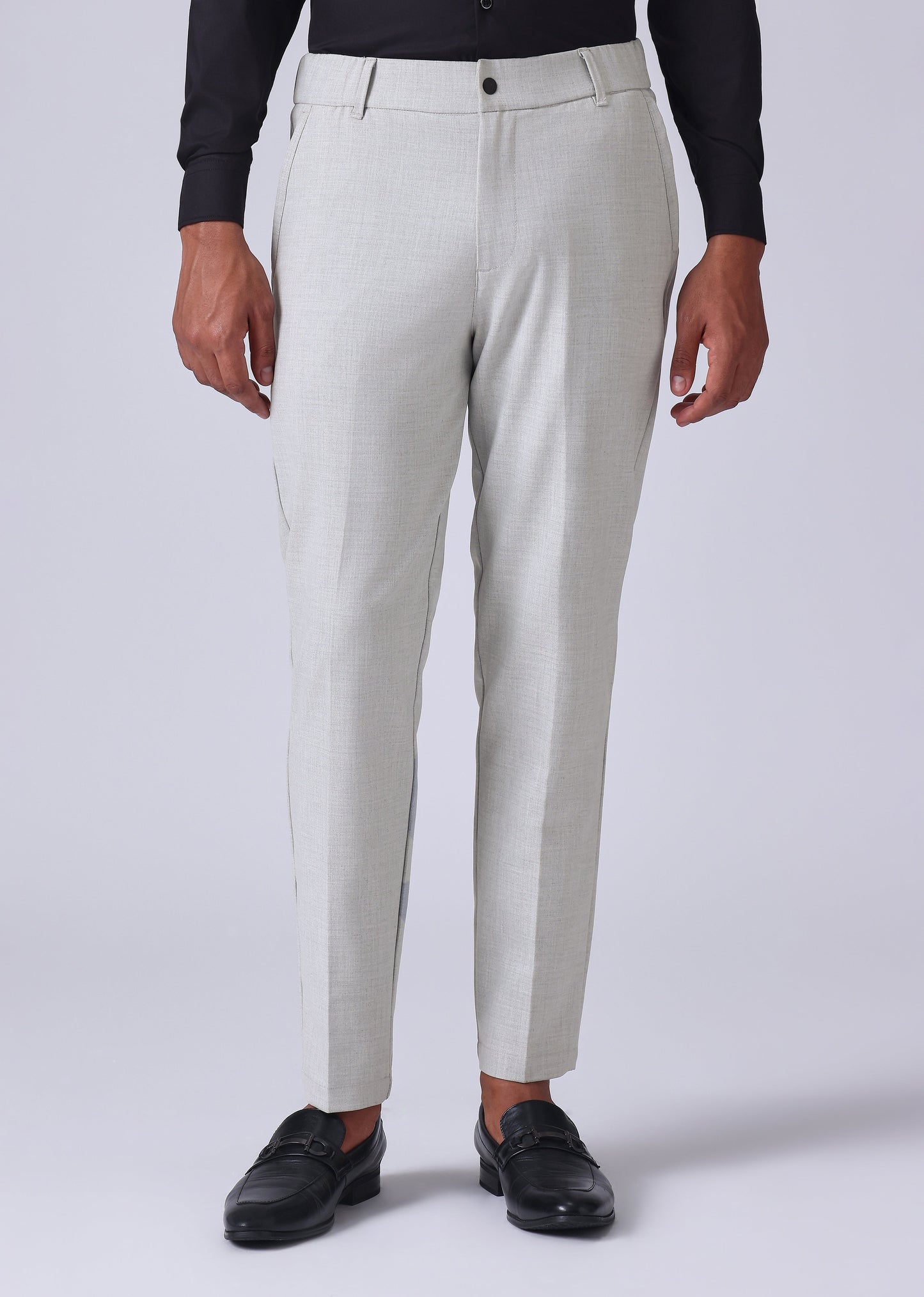 Grey 8 Way Stretch Trousers