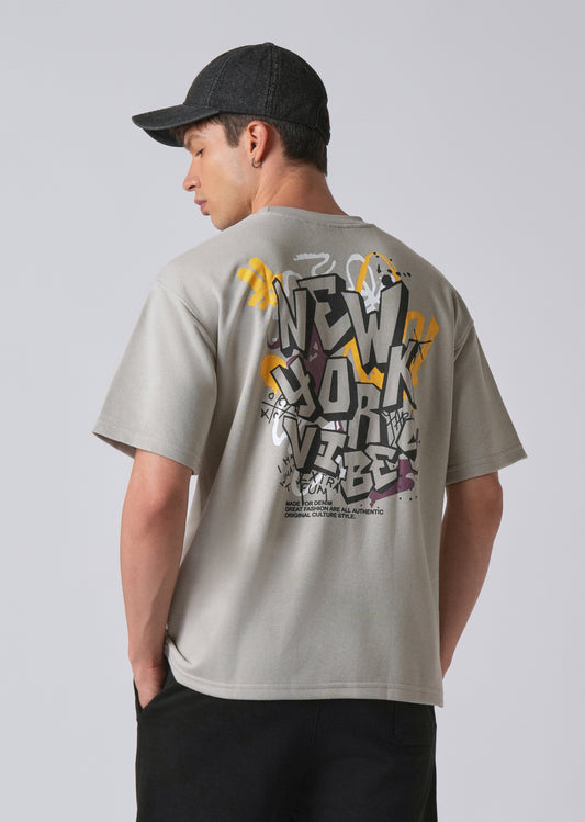 Heather Grey Oversized T-shirt