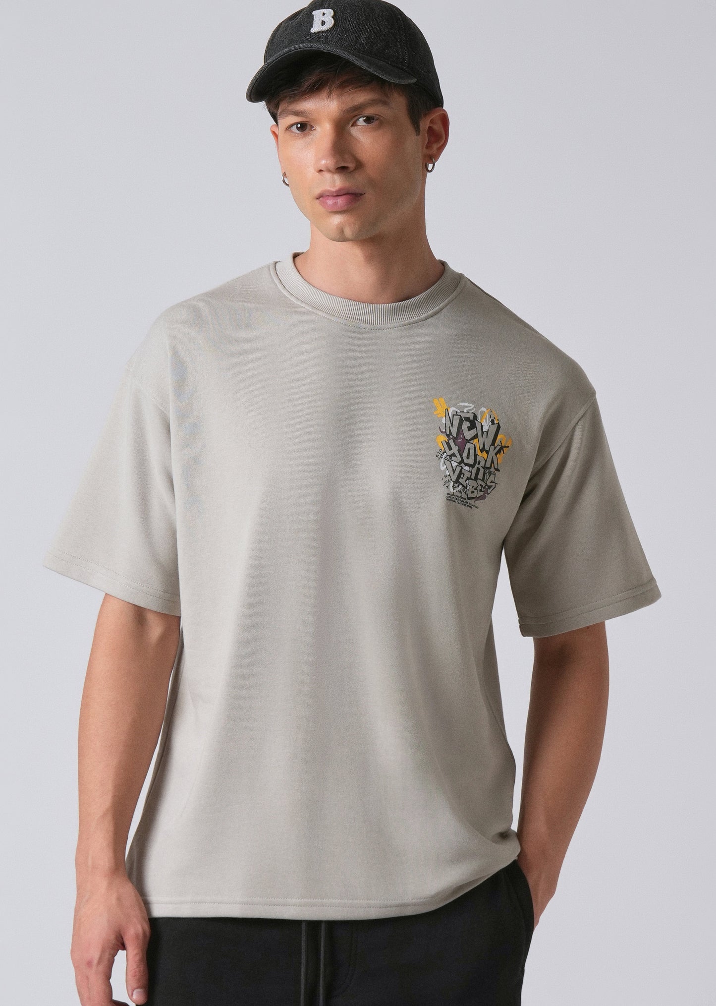 Heather Grey Oversized T-shirt