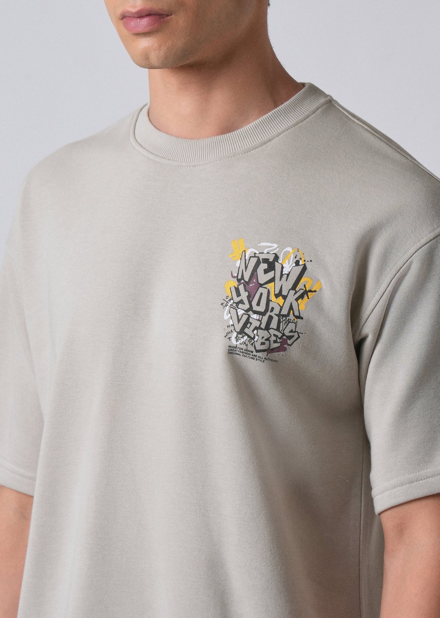 Heather Grey Oversized T-shirt