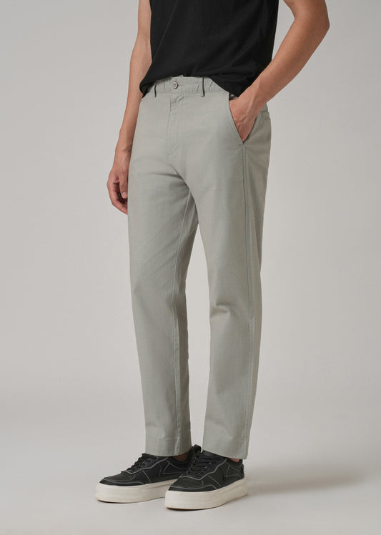 Light Grey Cotton Trouser