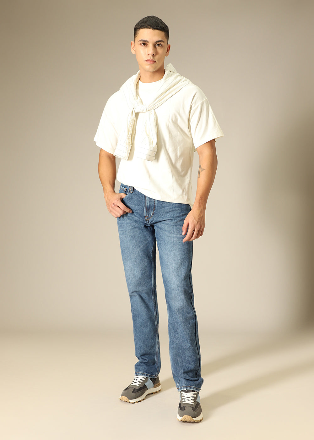 Mid Blue Wash Denim