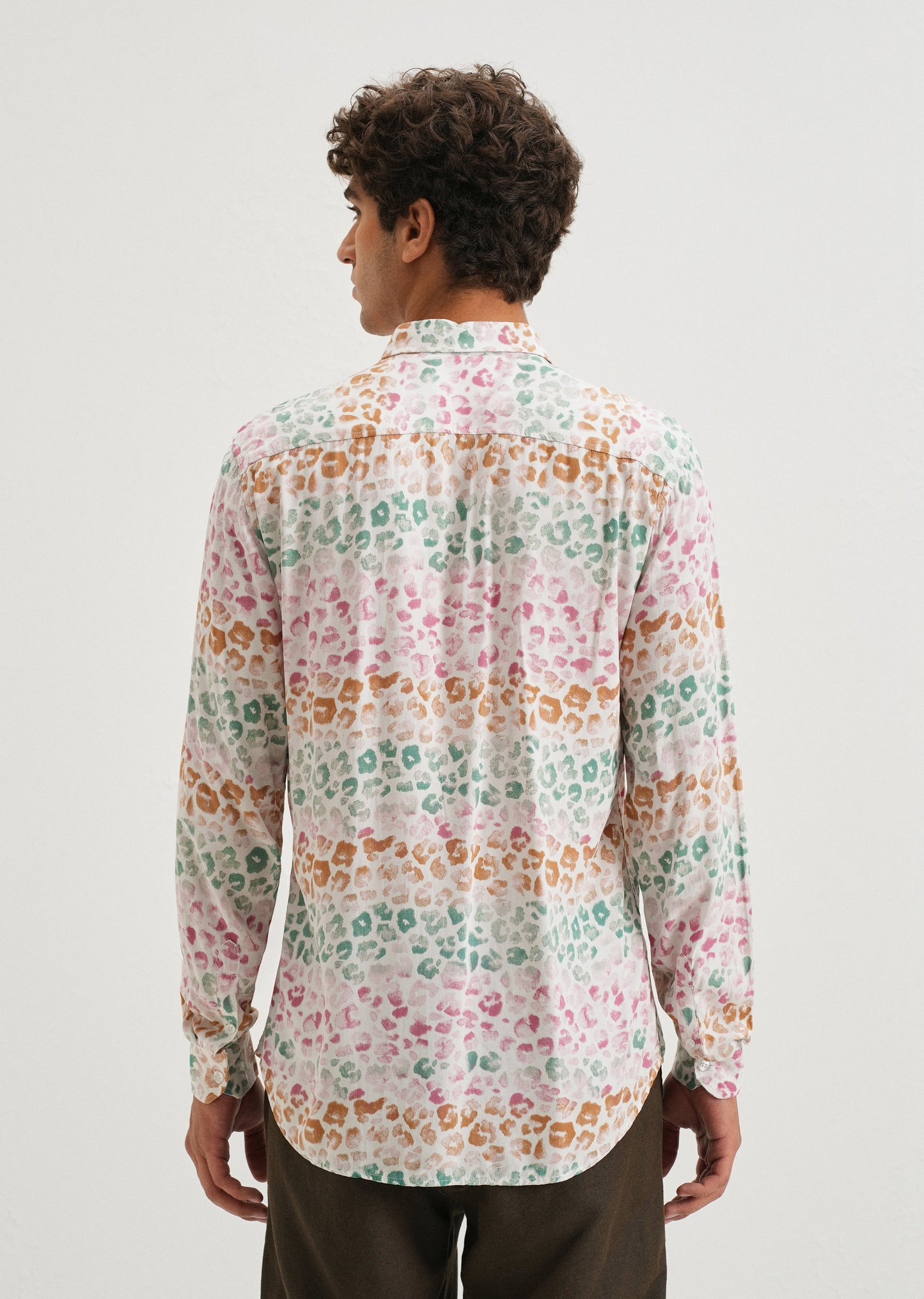 Multi coloured Panthera Print Full sleeve shirt