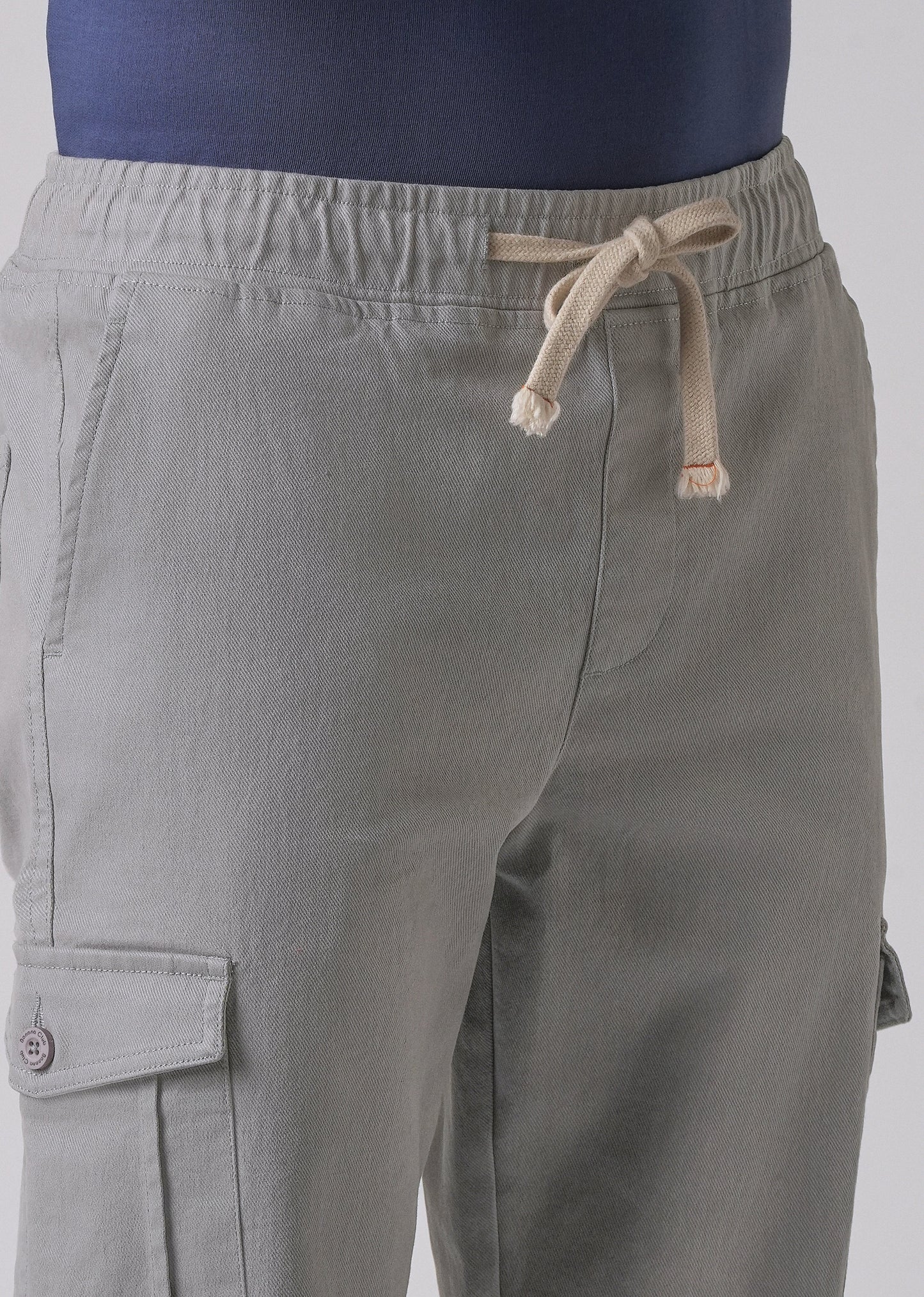 Oslo Grey Regular Fit Cargo Pant