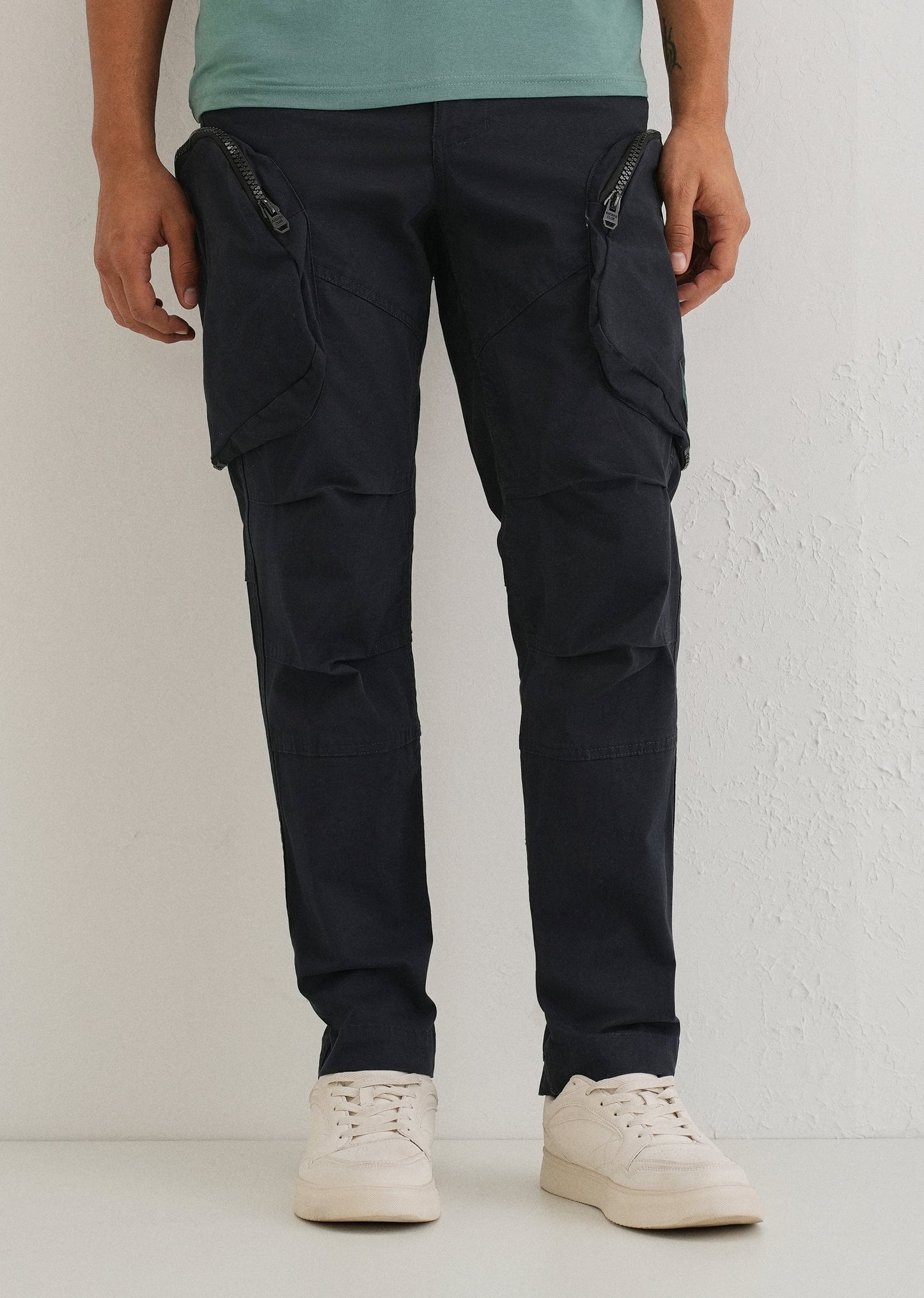 Pacific Blue Zipper Cargo Pant