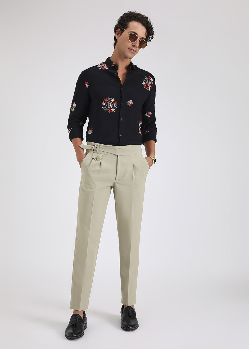 Light Green Gurkha Pant