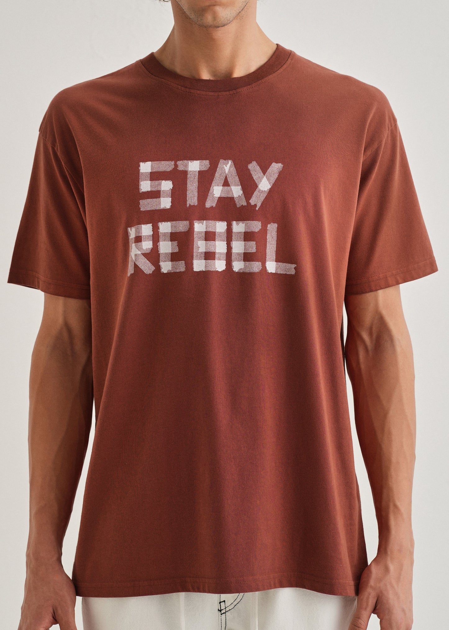 Terracotta Printed Oversized T-shirts