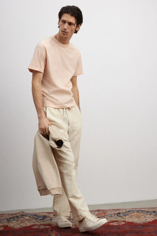 Men's Beige Linen Pants – Lightweight & Breathable