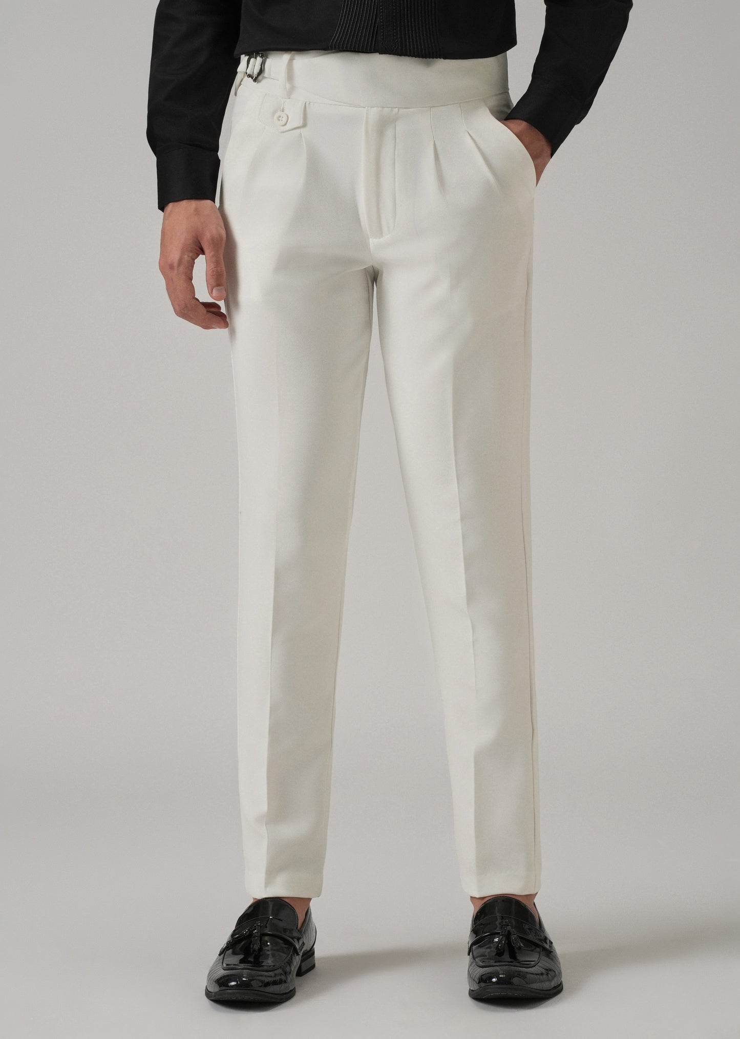 White Gurkha Pant