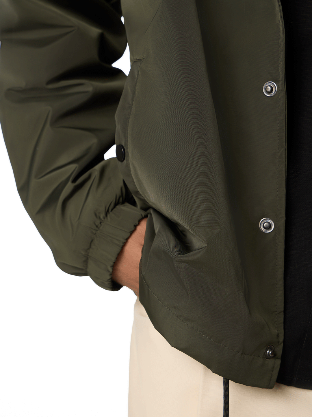 Button Down Lightweight Jacket // Olive Green
