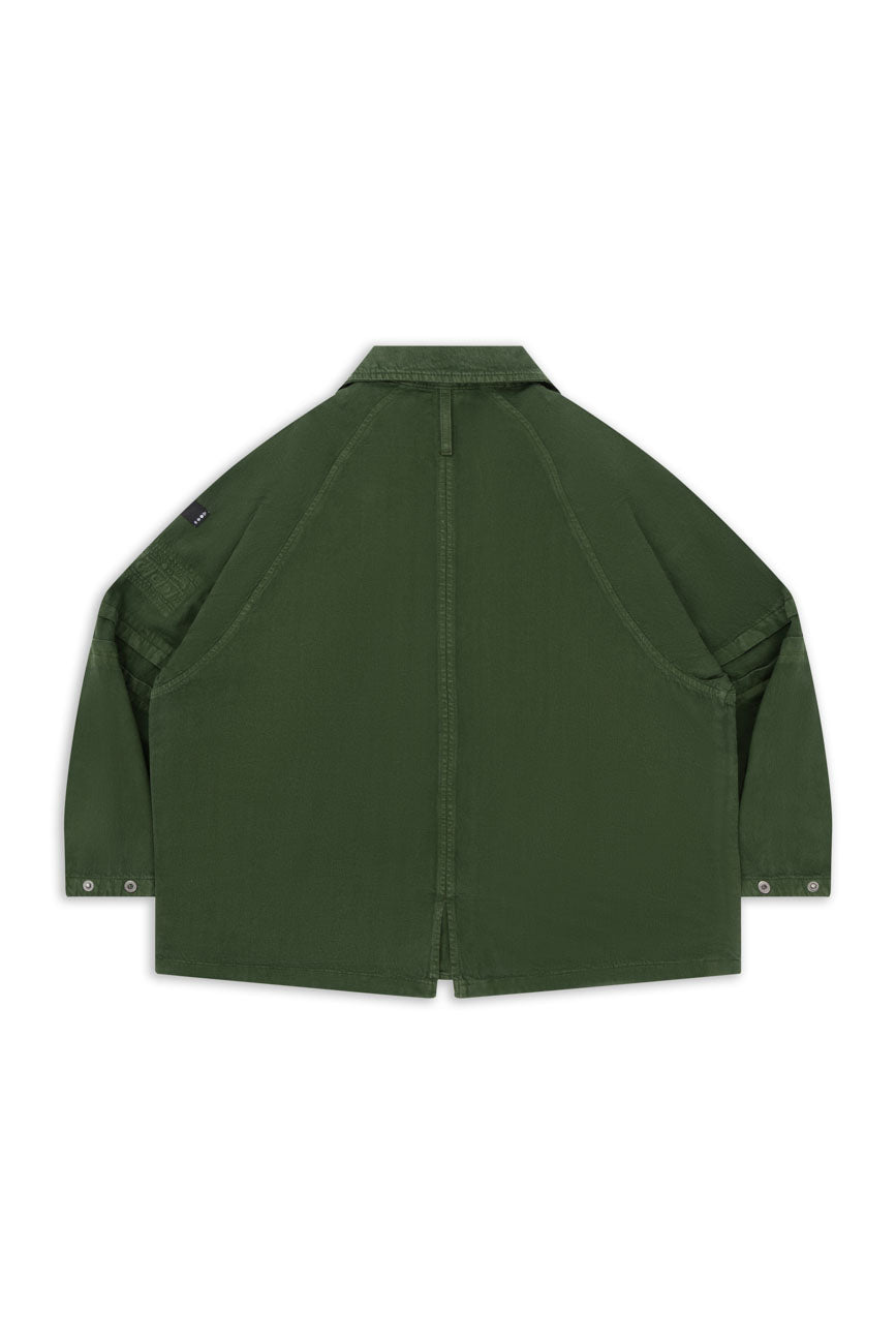 Hobo Shacket // Hunter Green