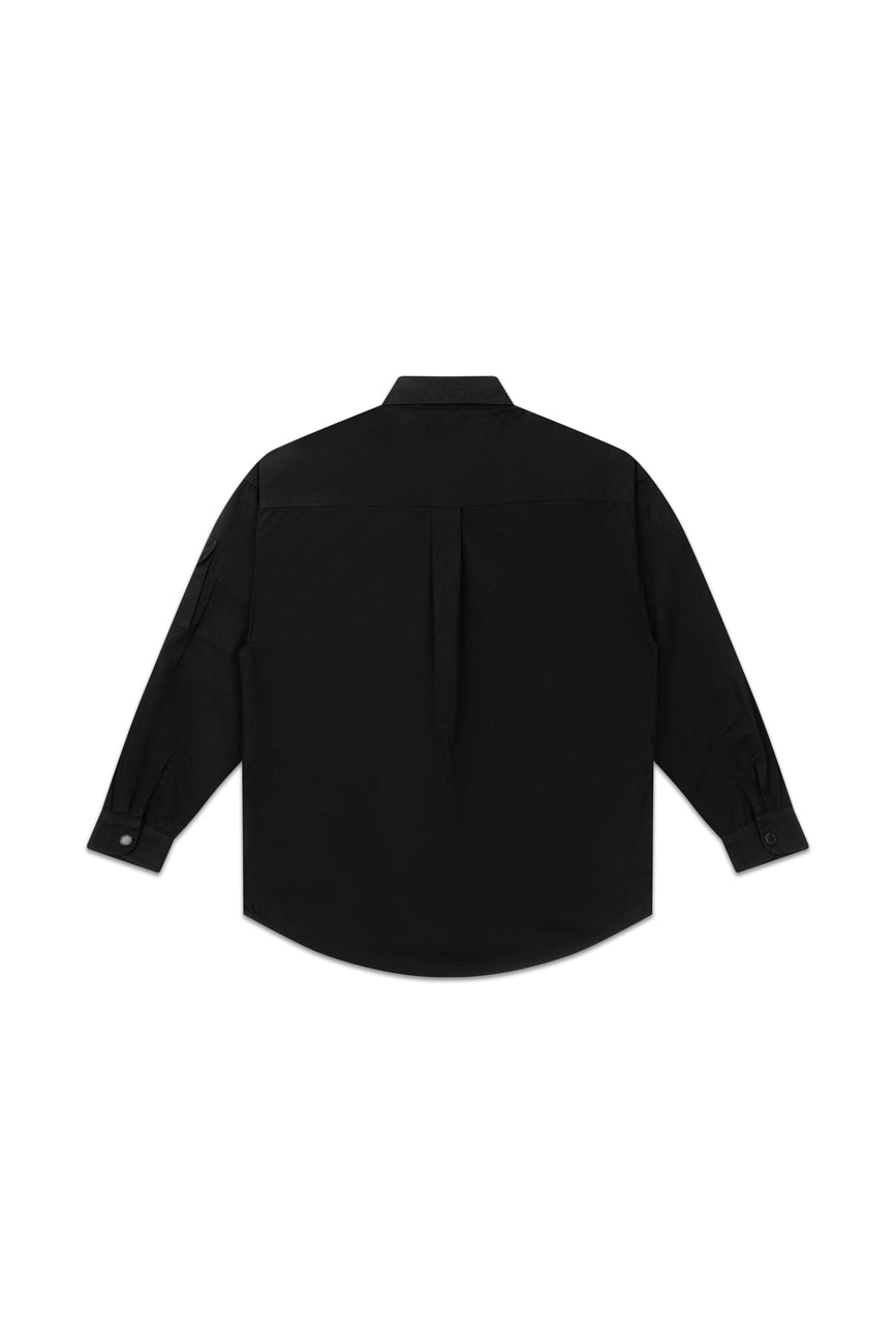 Ripstop Shacket // Black