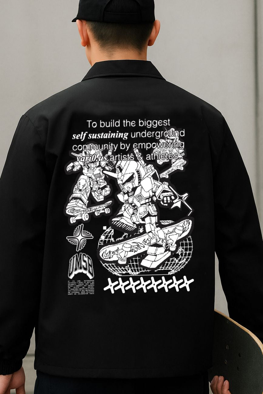Umsb Coach Jacket // Black