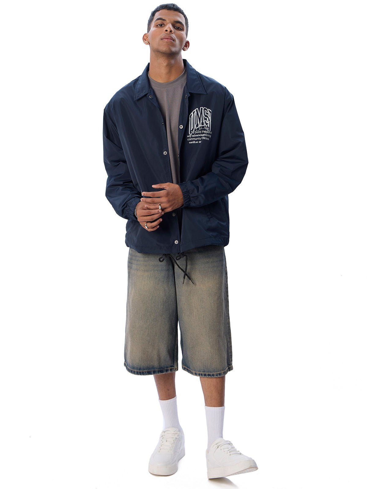Umsb Coach Jacket // Navy Blue