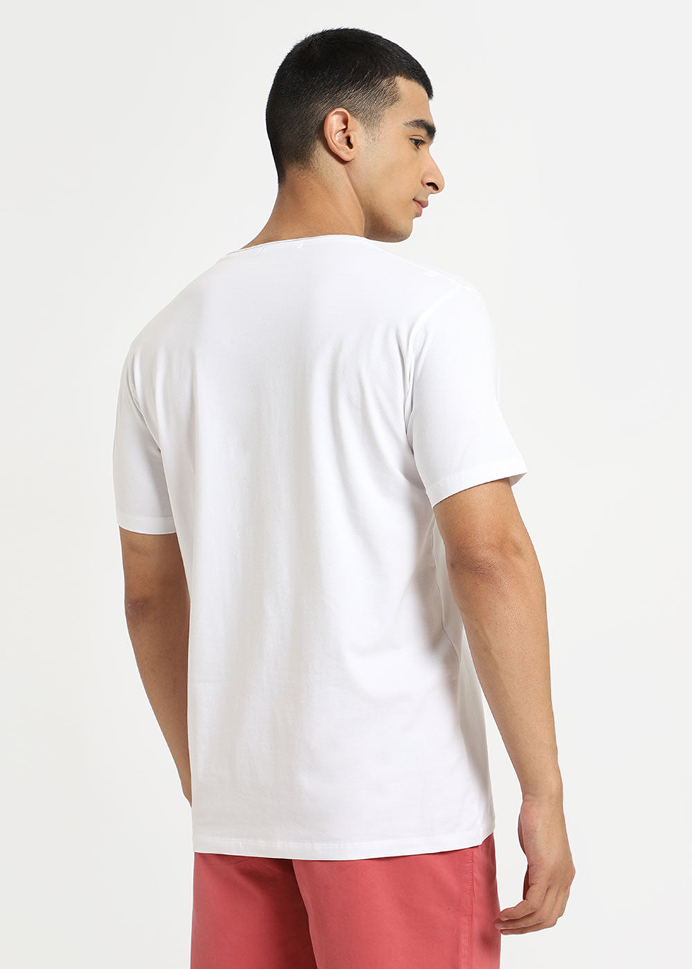 White Plain Crew neck T-shirt