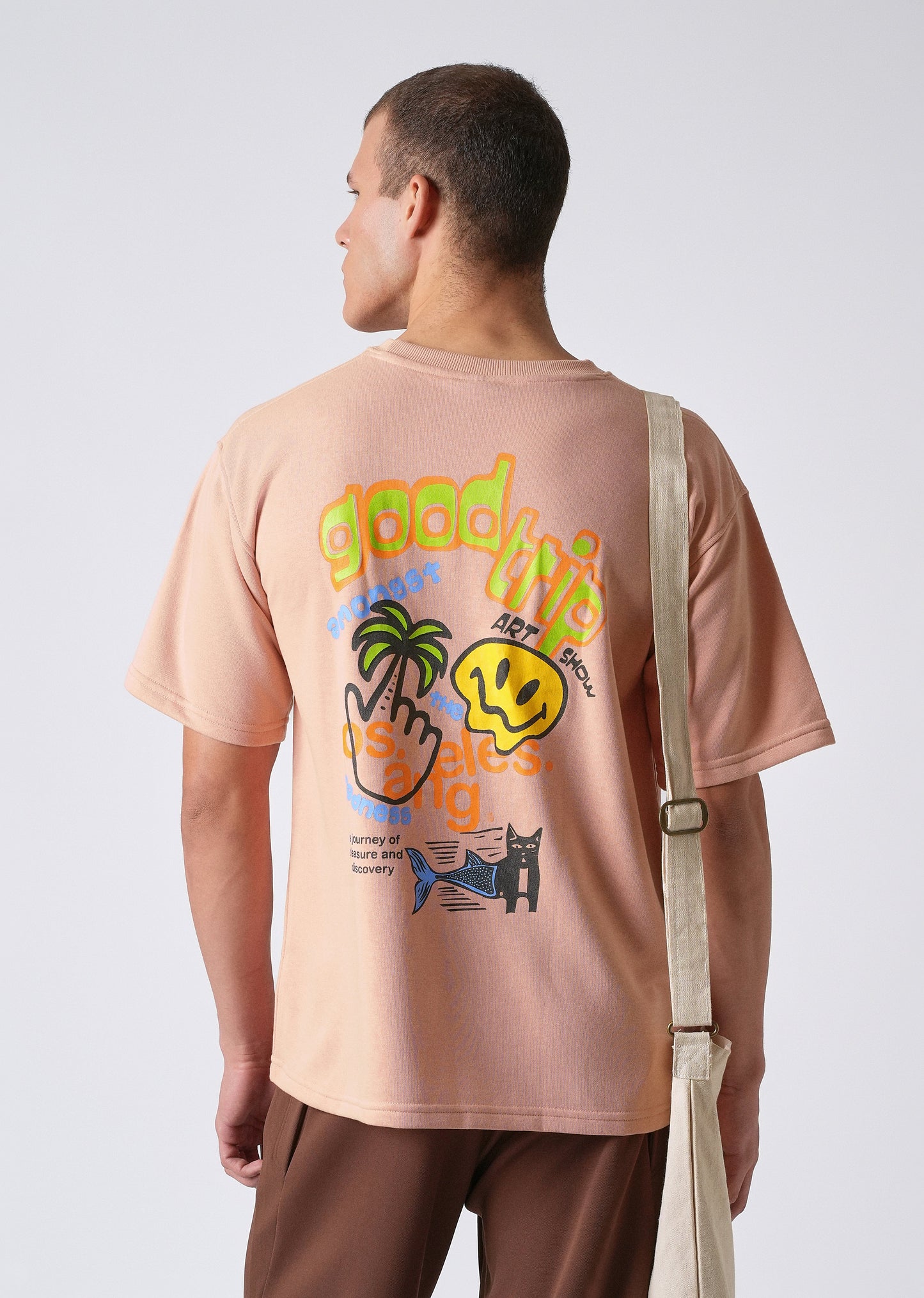 Peach Oversized T-shirt