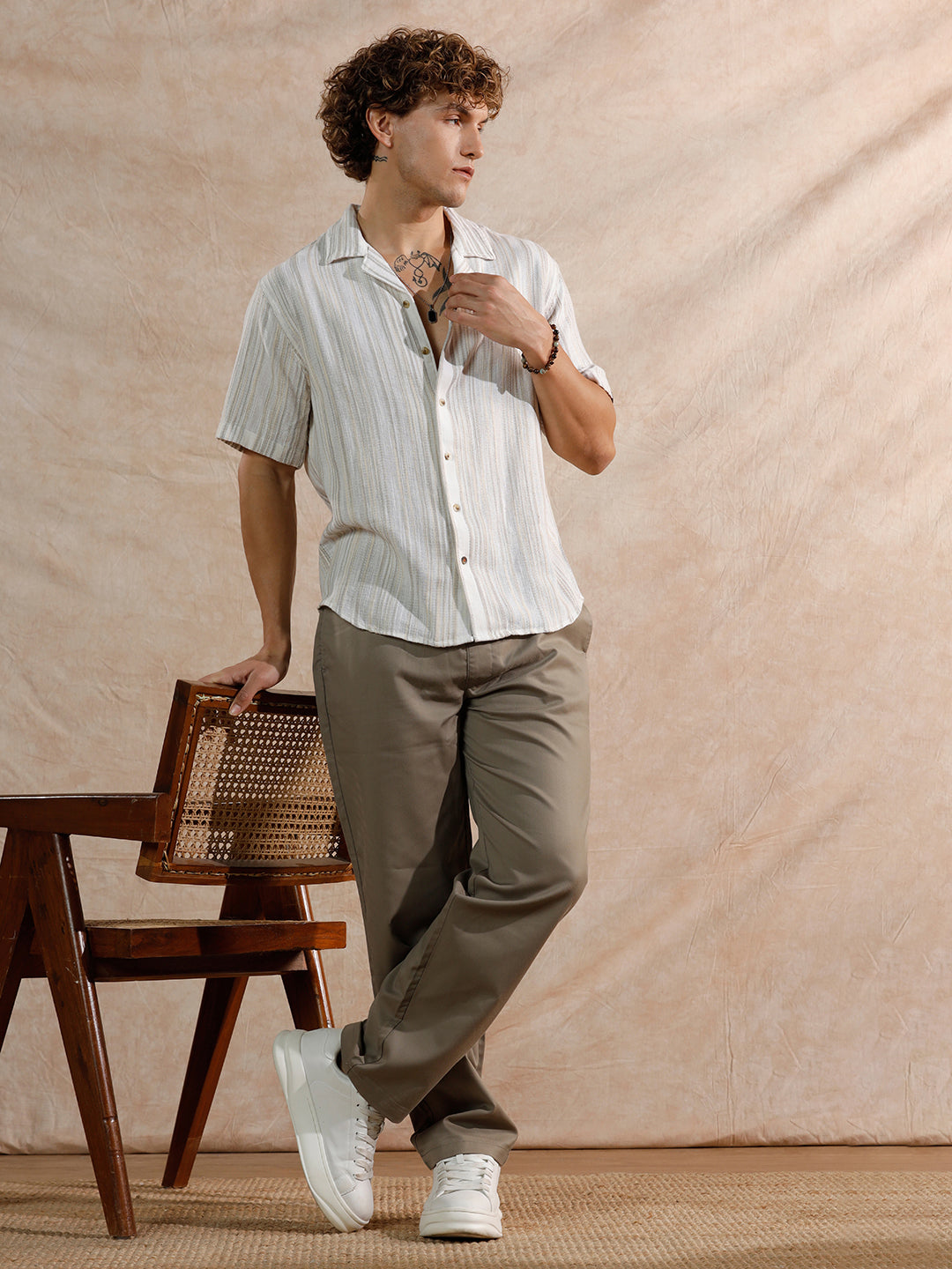 Casual Loose Fit Trouser | Khakhi