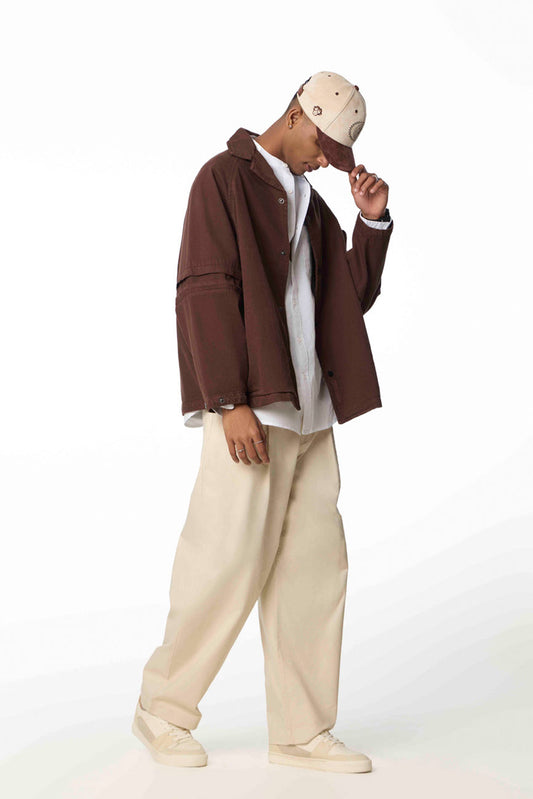 Hobo Shacket // Brown