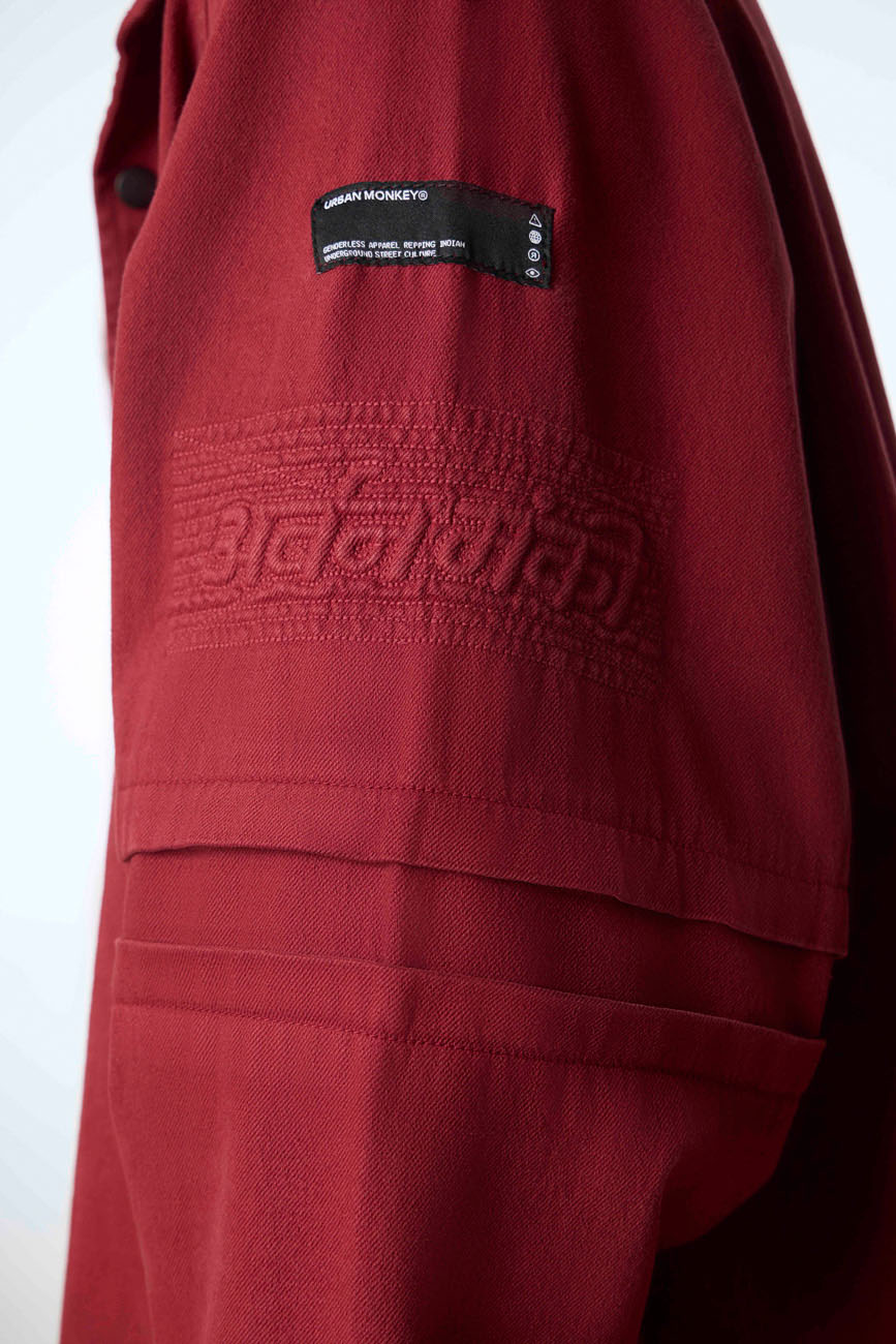 Hobo Shacket // Rosewood