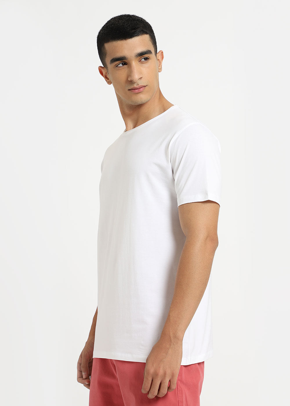 White Plain Crew neck T-shirt