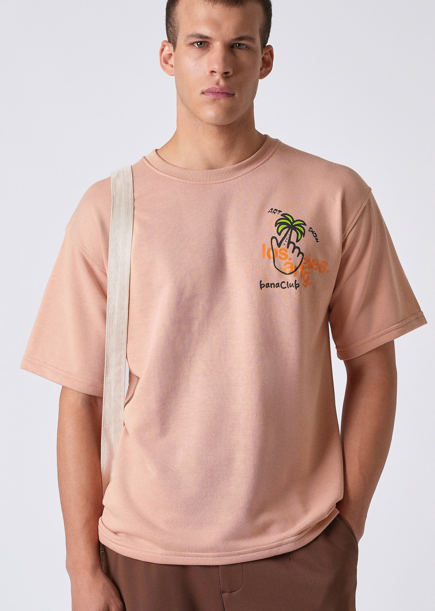 Peach Oversized T-shirt