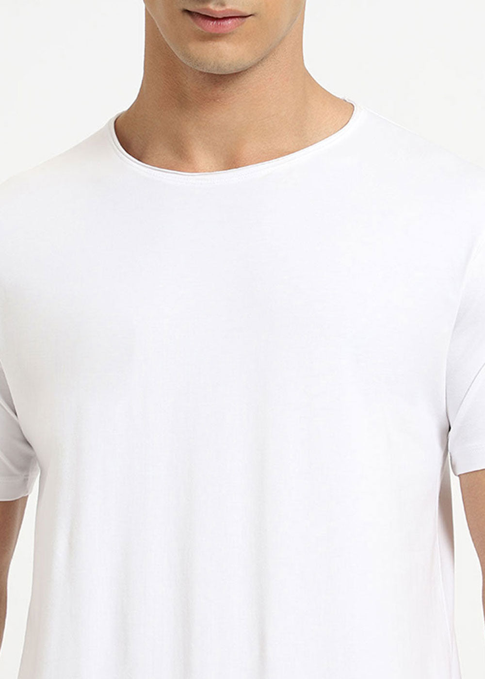 White Plain Crew neck T-shirt