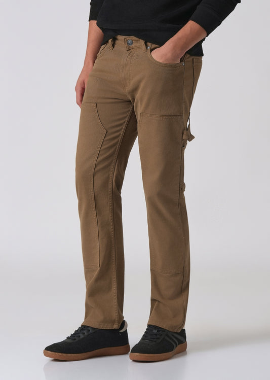Brown cargo denim