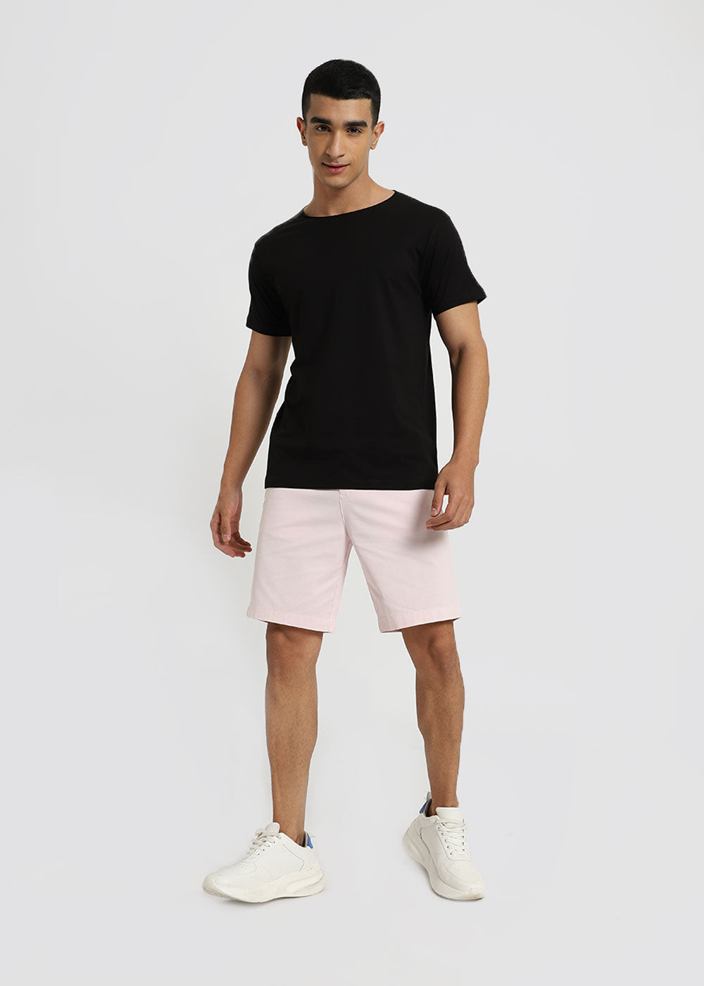 Black Plain Crew neck T-shirt
