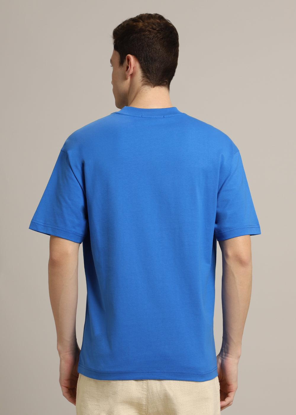 Banana Club Plain Embossed Oversized Fit T-shirt