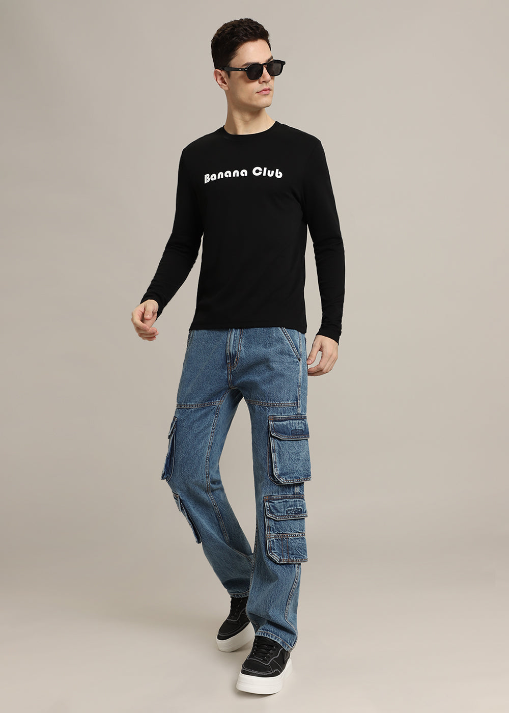 Banana Club Plain Regular Fit T-shirt