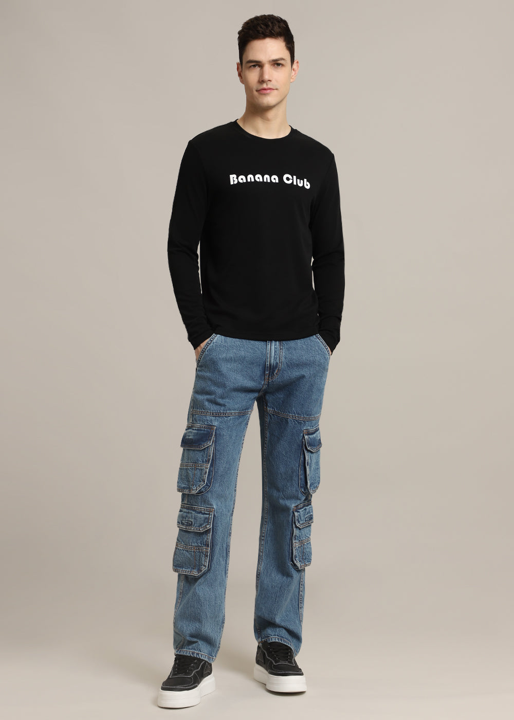Banana Club Plain Regular Fit T-shirt