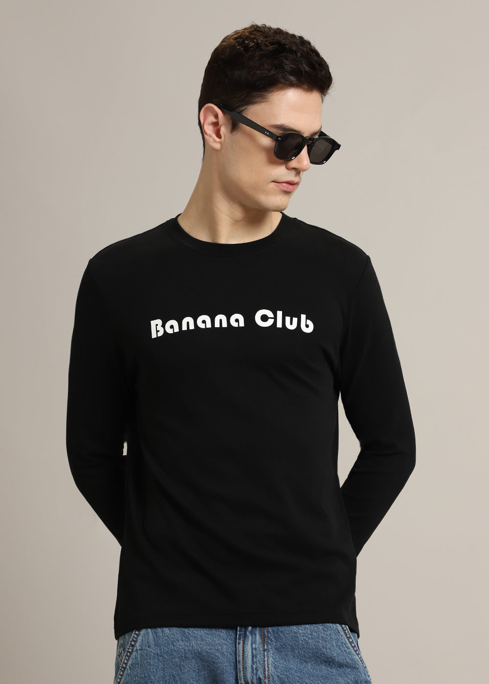Banana Club Plain Regular Fit T-shirt