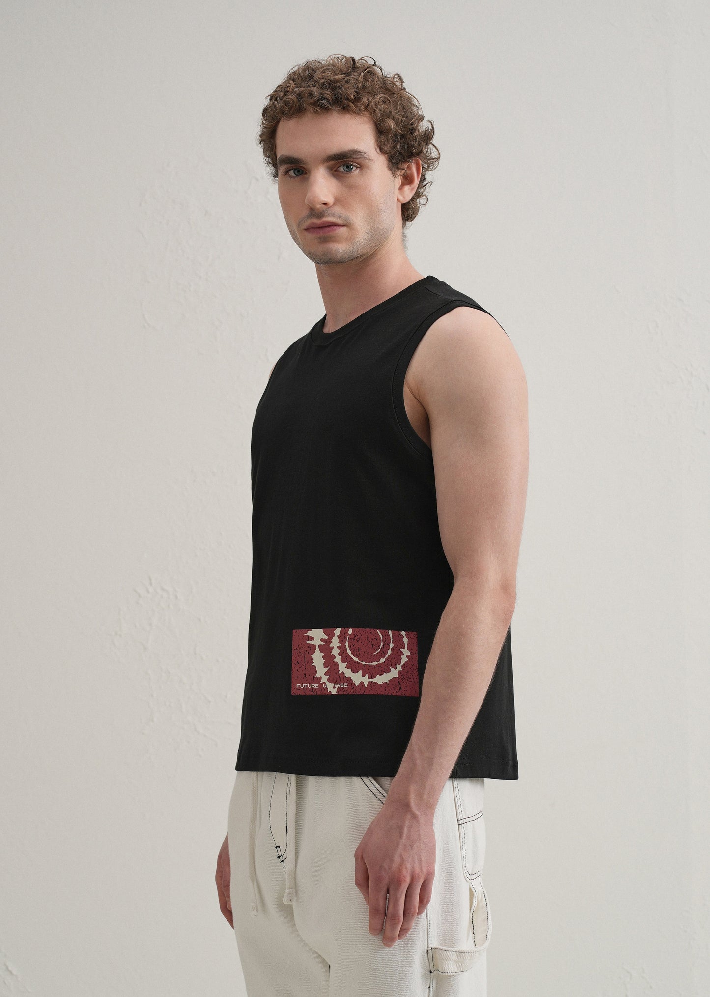 Black Printed Tank