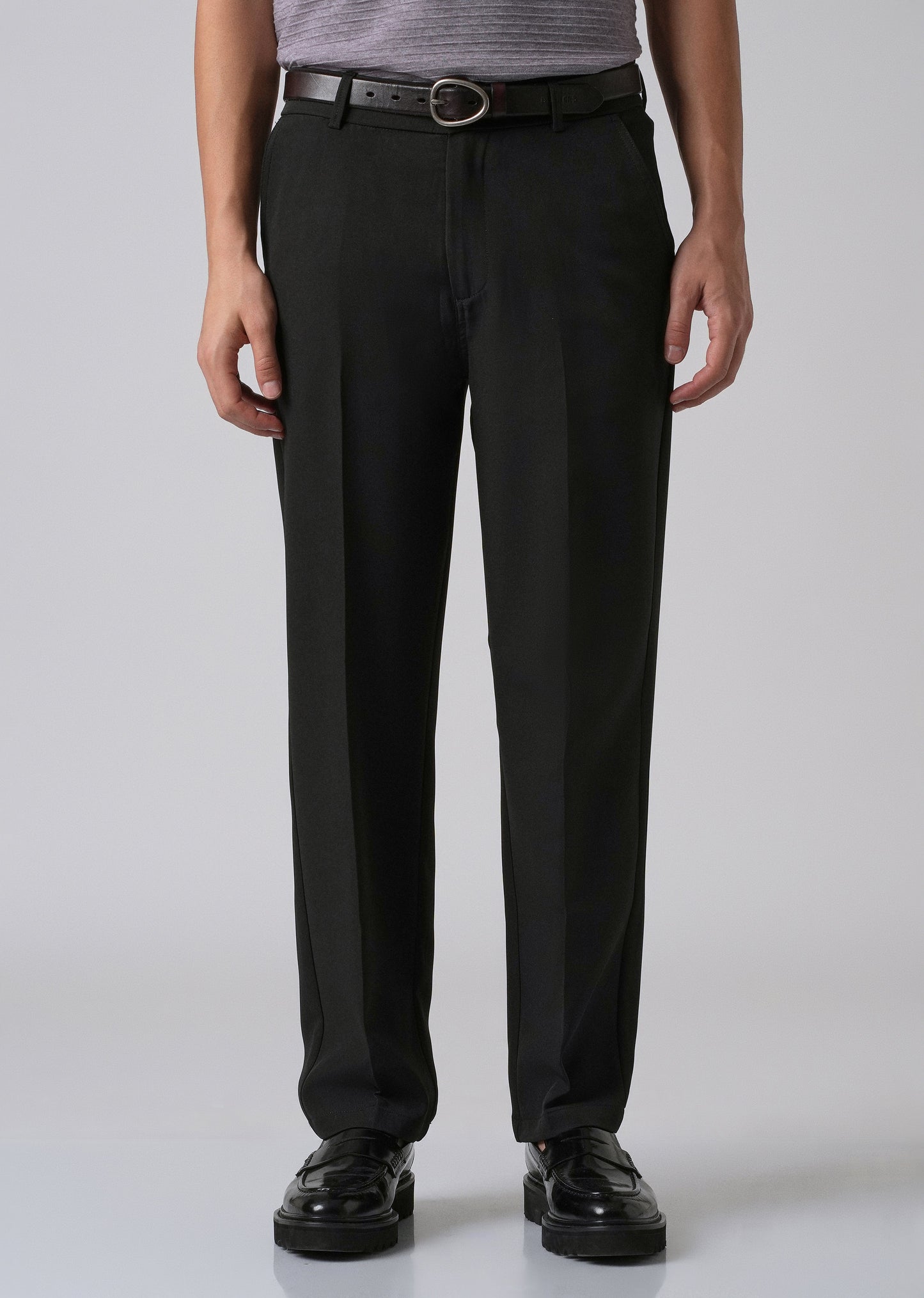 Black Relaxed Fit Trousers