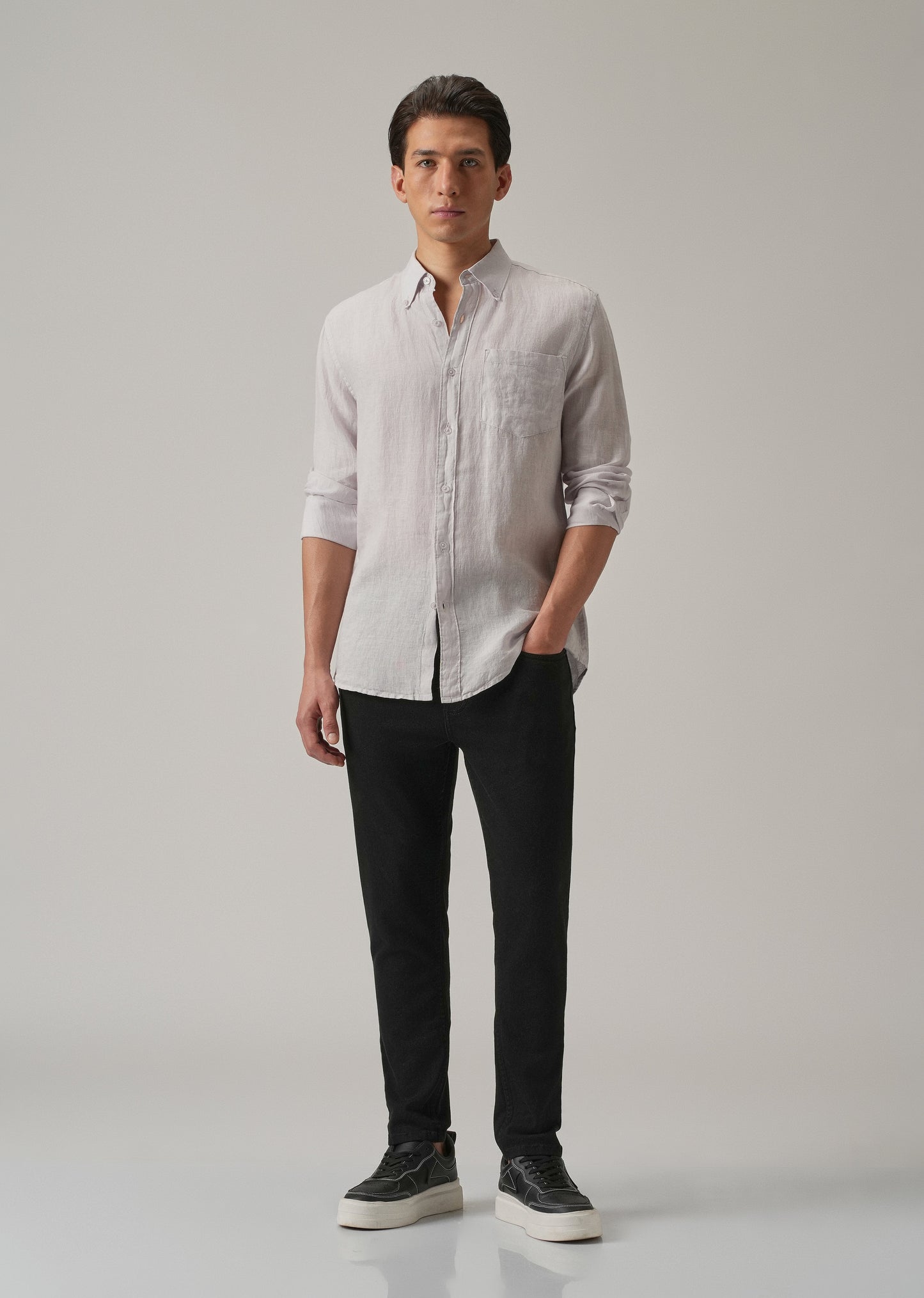 Carrot Fit Black Denim