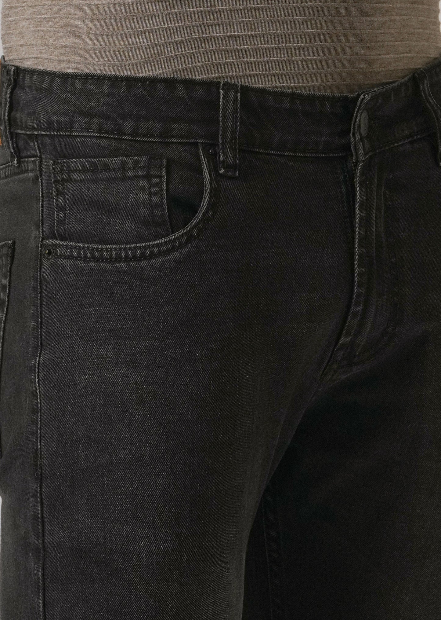 Black Charcoal Slim Fit Jeans