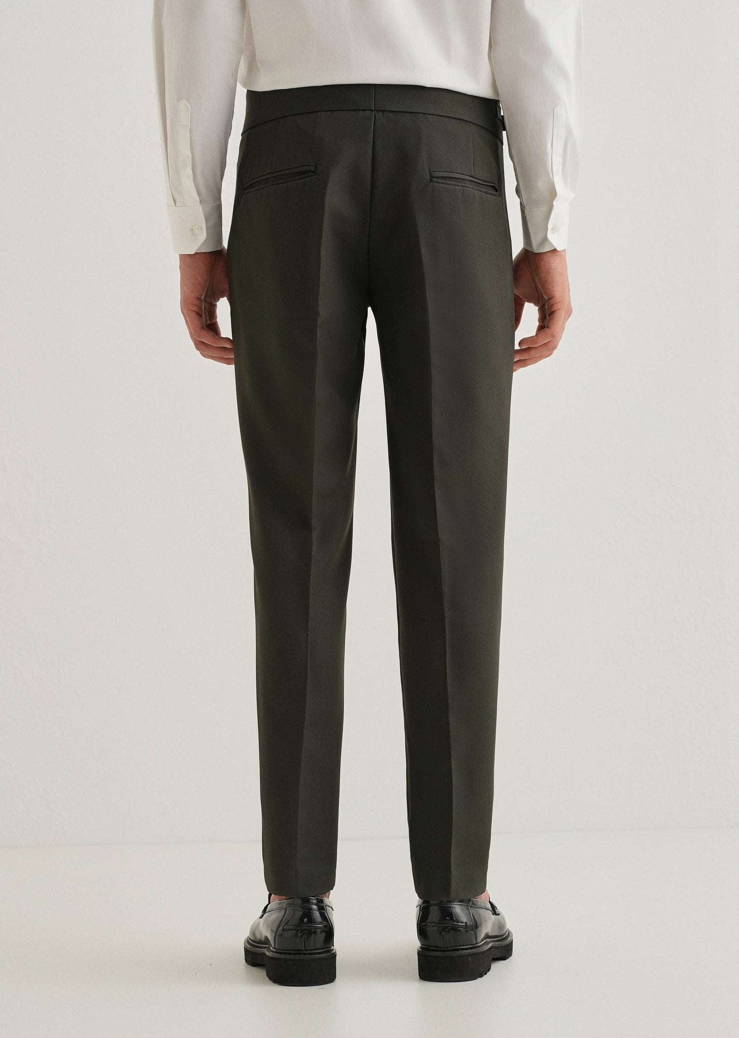 Deep Slate Green Gurkha Pant
