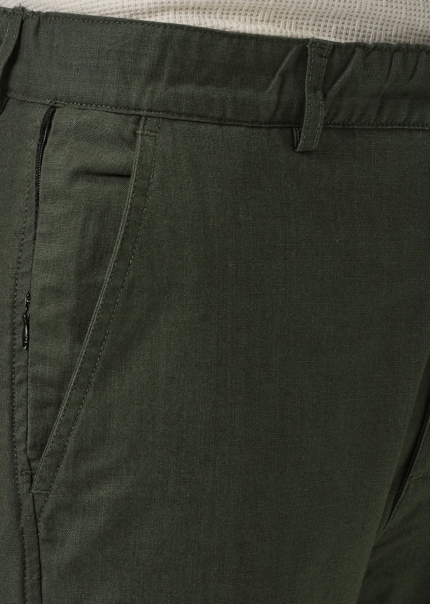 Fern Green Cotton Trouser